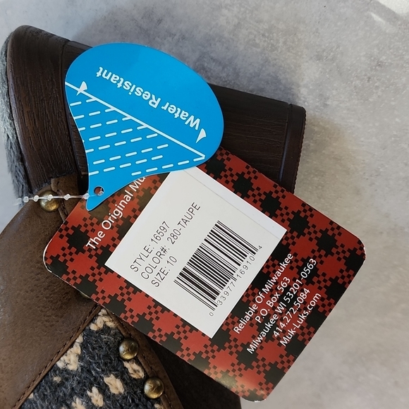 New Muk Luks size 10/40 9/39 warm winter clogs - Picture 5 of 13